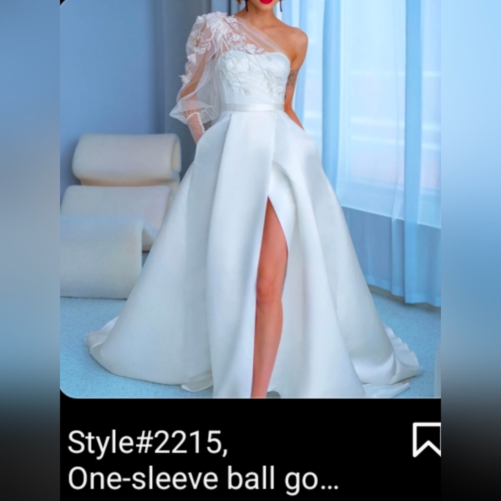 Elegant White Evening Gown